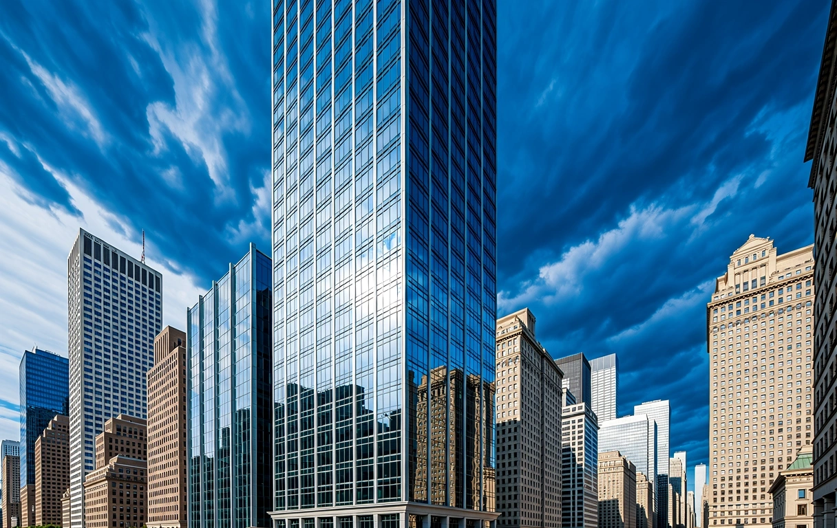 Global financial district architecture